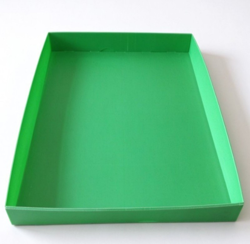 Hollow plastic pallet top cover blue