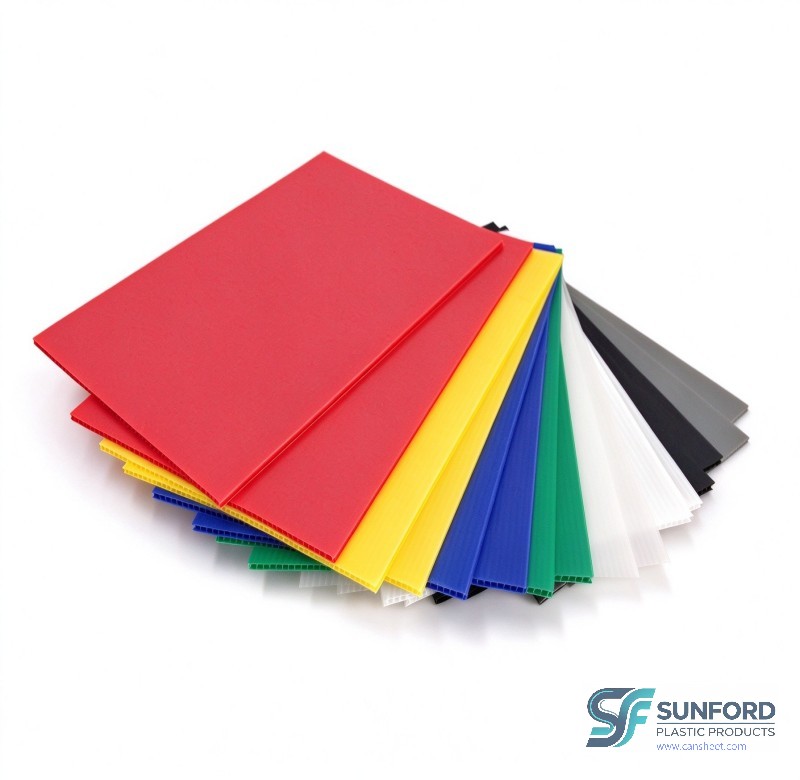 colored pp corrugated plastic sheet for packaging